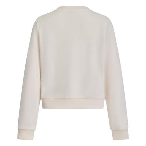 DKNY - Womens Full Button Front Fleece Shrunken Jacket