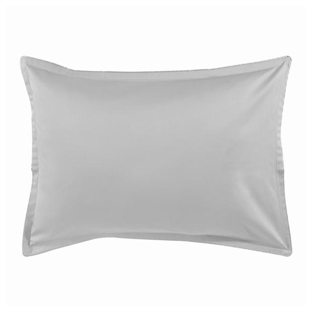 Alexandre Turpault Teophile Organic Cotton Sateen Pillowcase - Silver,All Products : American Fashion Style Bags On Sale